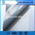 Semi-removable 1.27*50m 6mic 450g Paper clear glue self adhesive vinyl in sheet for Indoors print